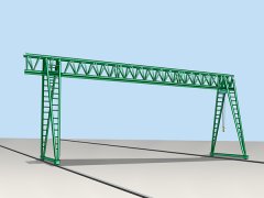 <b>山东聊城龙门吊租赁花架式是常用结构</b>